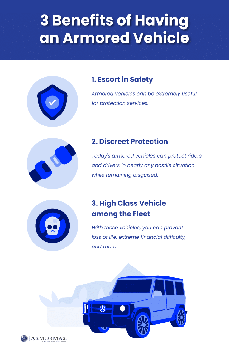 benefits of armoring vehicle