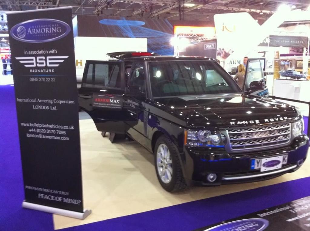 Armoring Show IDEX Range Rover UK