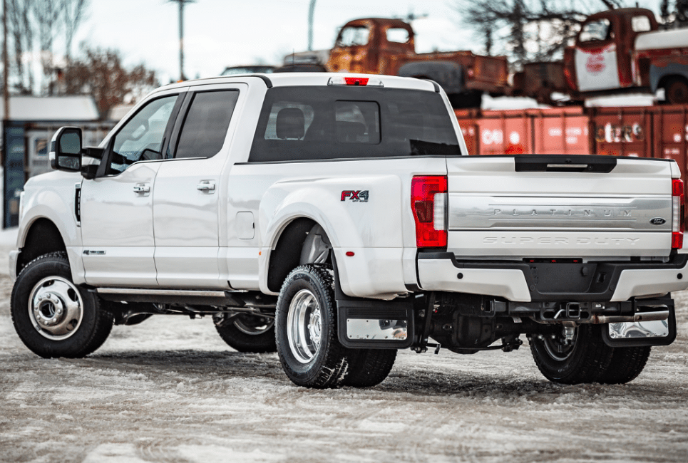 side view of Bulletproof Ford F350 Platinum