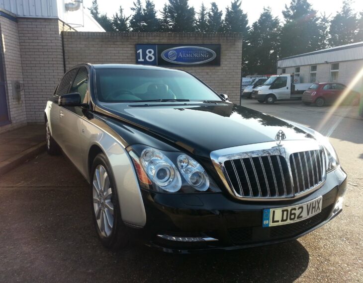 Bulletproof Maybach 62S side view