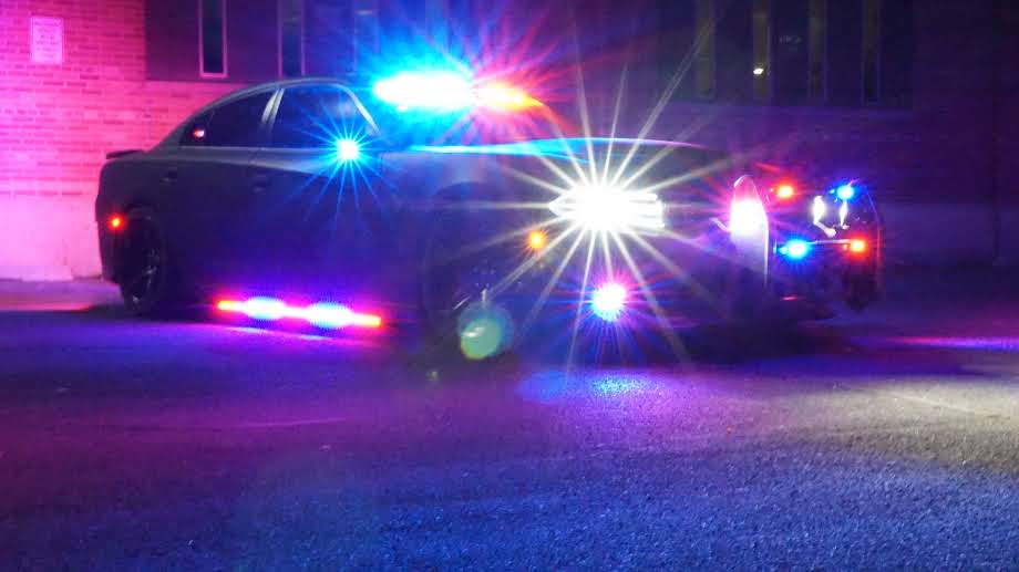 Bulletproof Dodge charger hellcat with police lights by armormax