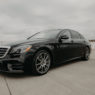 Armored Mercedes S 560 by Armormax Front Side Building