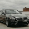 Armored Mercedes S 560 by Armormax Front Side Building