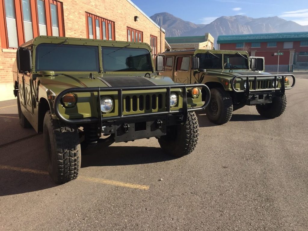 Green Military Armored Hummers Armormax