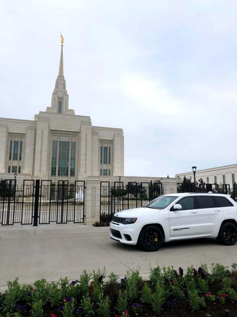 Armored Jeep SRT TrailHawk with Armormax Gallery at Ogden LDS Temple