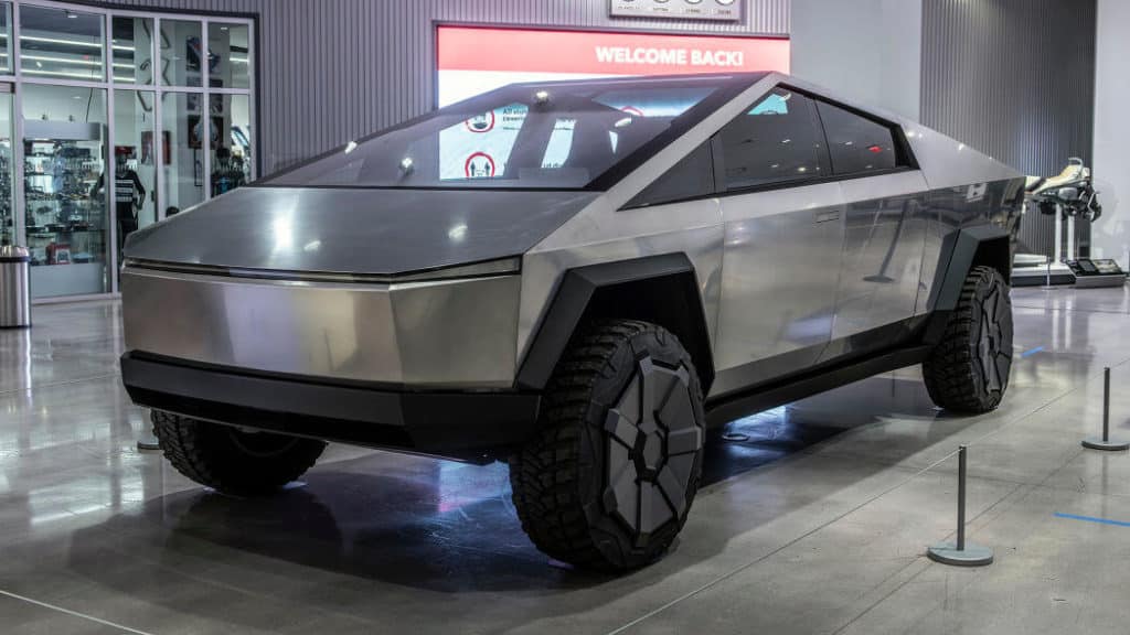 Tesla Cybertruck At Petersen Photo Gallery To Be Bulletproof 1024x576 