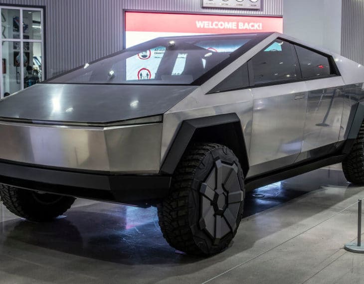 Tesla Cybertruck at Petersen Photo Gallery To Be Bulletproof