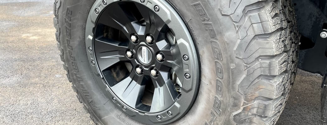 Armored Ford Raptor Tire