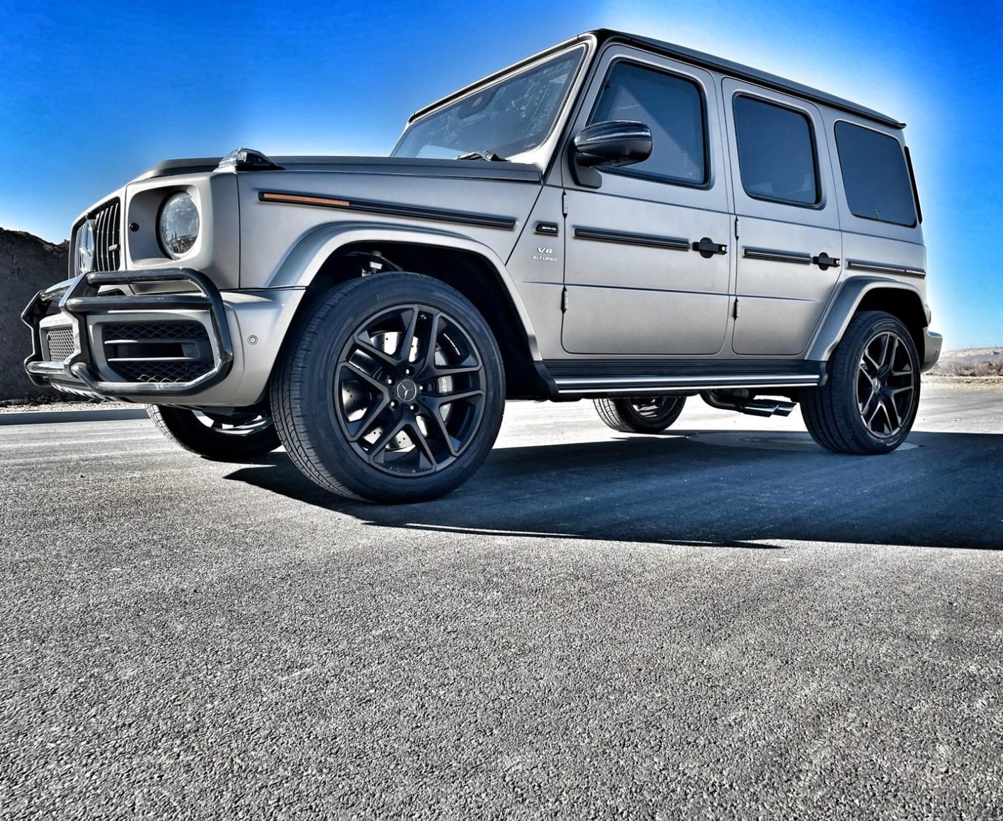 Armoured Silver Mercedes G Wagon Armormax