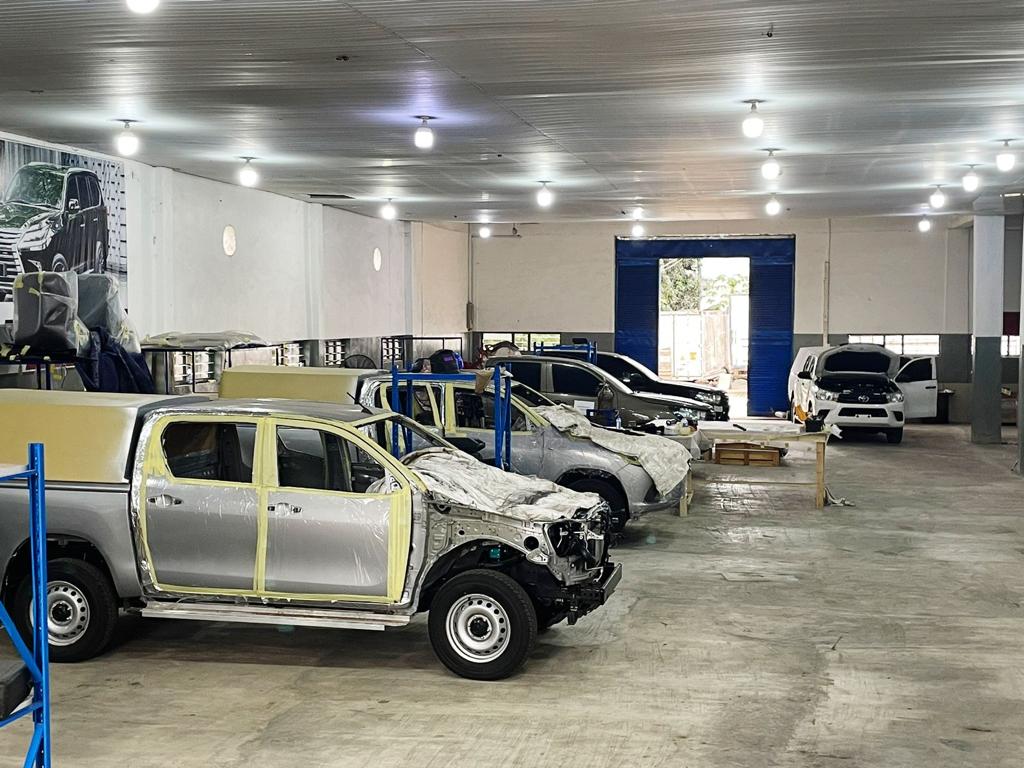 Fleet of Hilux Vehicles Armormax Ghana