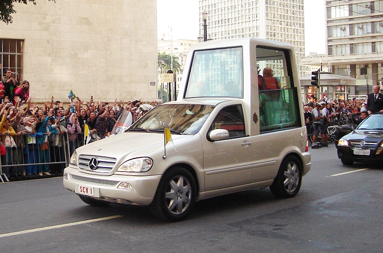 The Popemobile and Protecting the Pope and Other Popular Figures