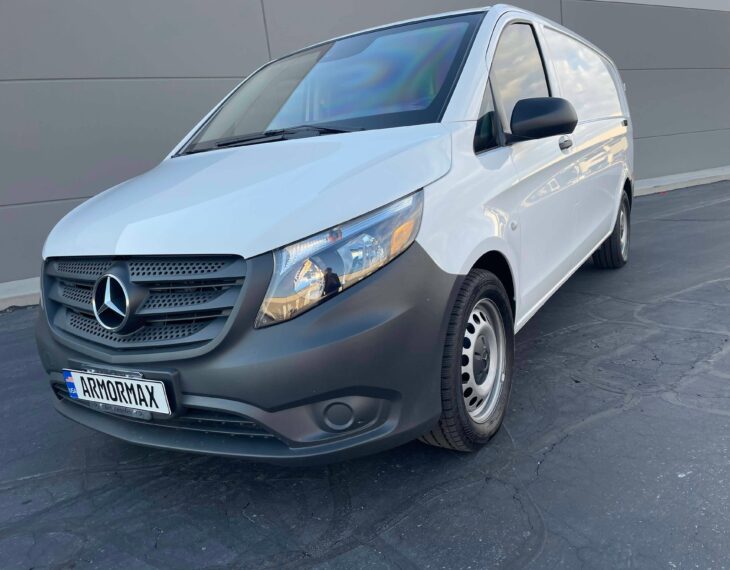 Exterior Bulletproof Mercedes Metris Armormax Van