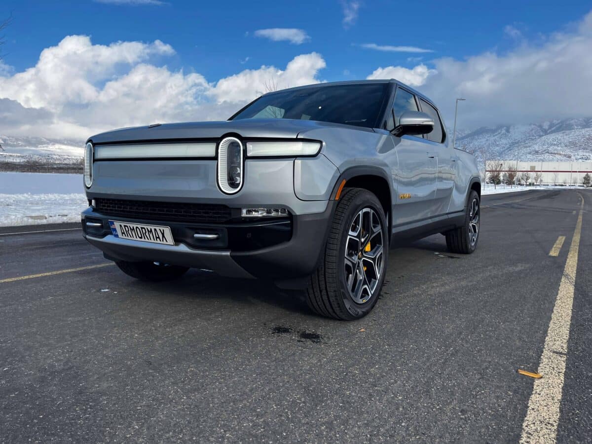 Bulletproof Rivian R1T Electric Truck from Armormax Driving