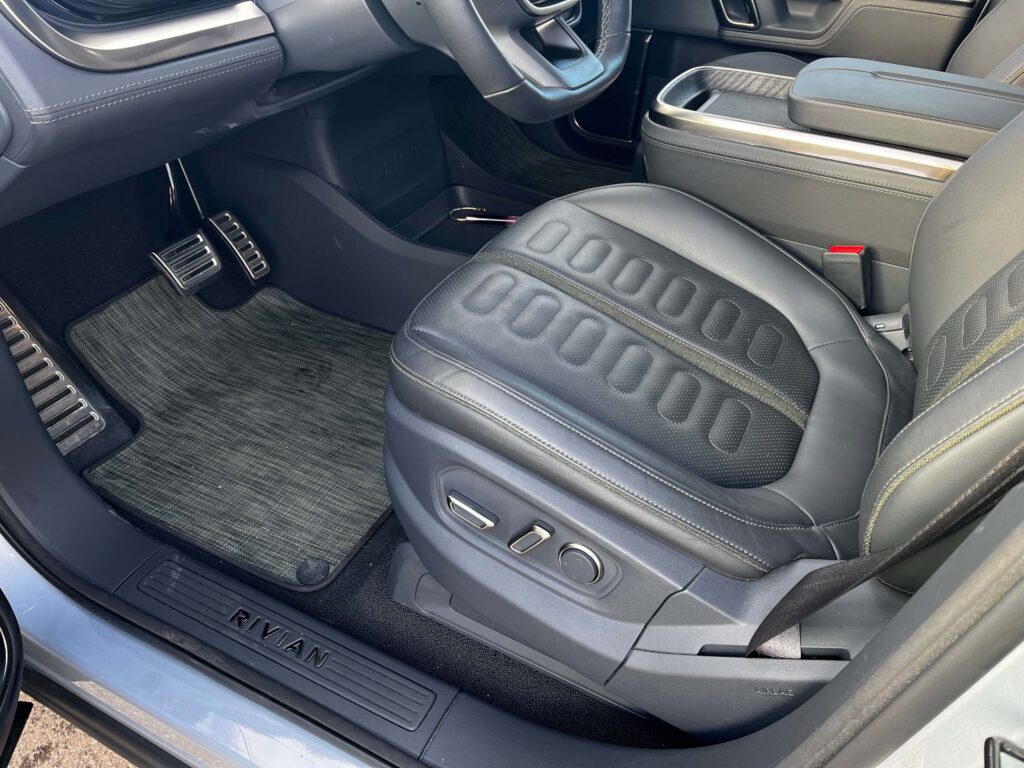 Bulletproof Rivian R1T Electric Truck from Armormax Seats