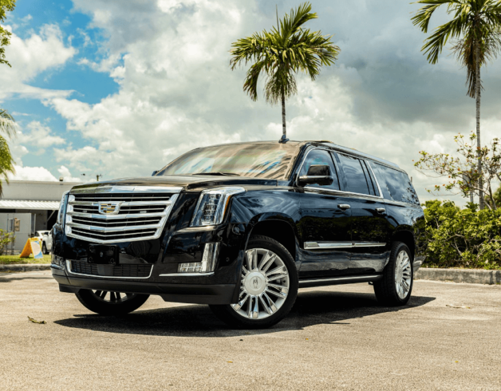 Bulletproof 2017 Cadillac Escalade Armormax Conversion Armored B6 Escalade Palm Tree