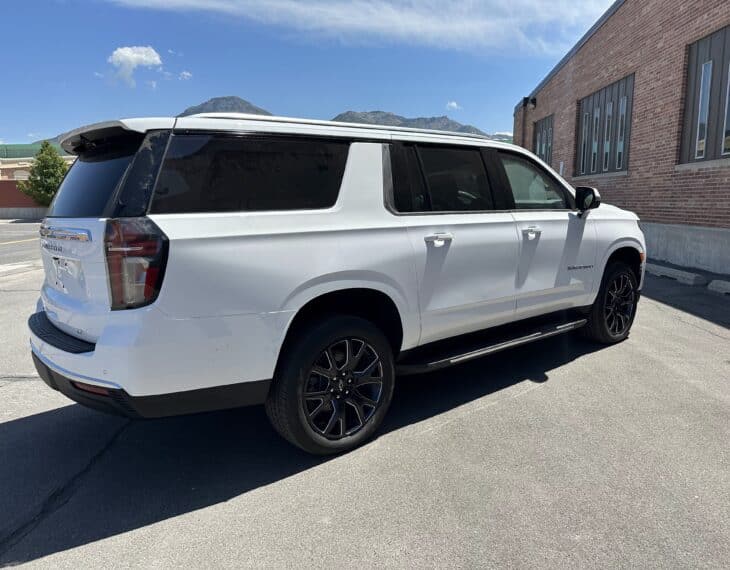 Bulletproof Armored Suburban Black Armormax Level 6 Driving