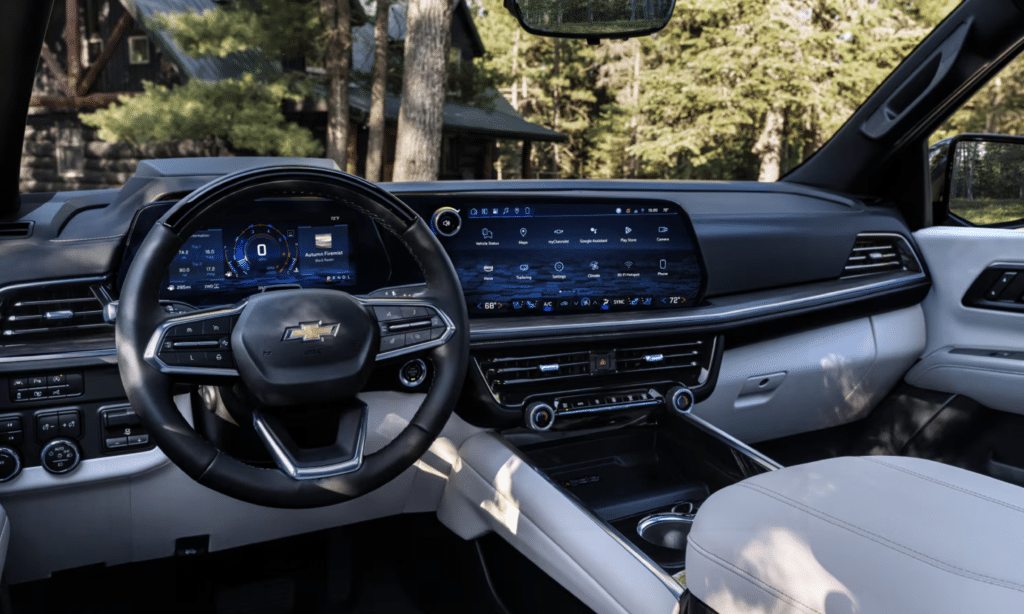 Interior feature of 2025 Chevy Suburban by Armormax®