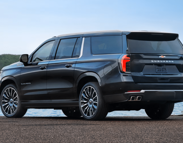 Left side view of 2025 Chevy Suburban by Armormax®