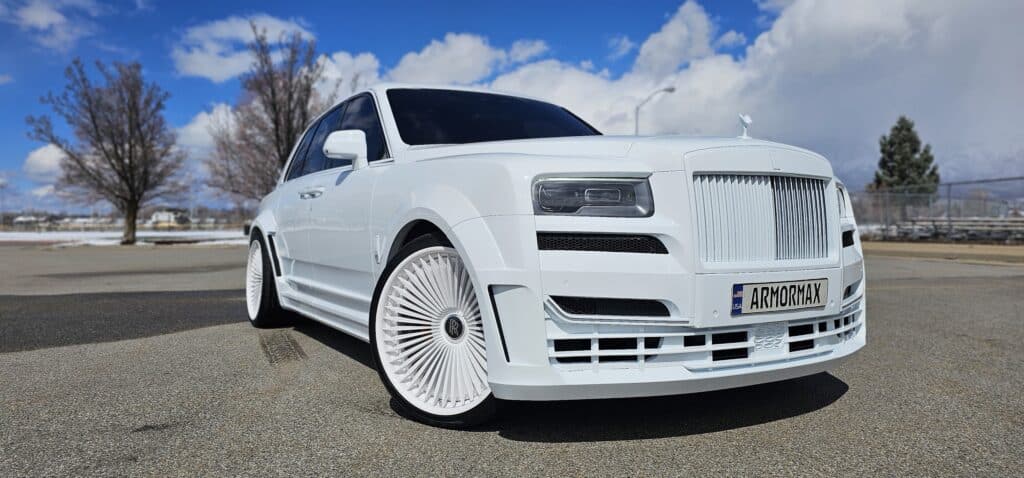 Armored Rolls Royce Cullinan from Armormax Level Protection Bulletproof Armor