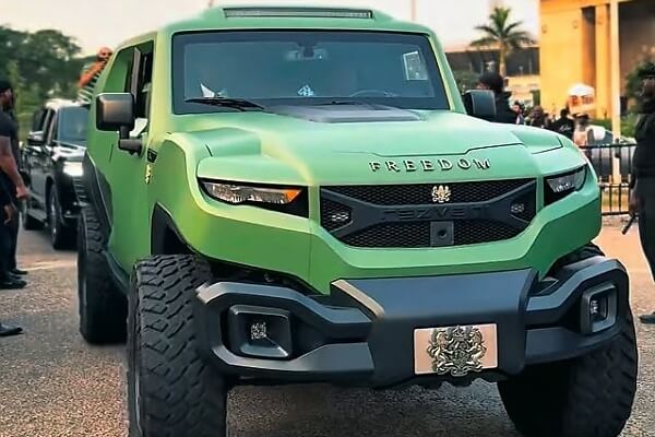 Freedom Jacob Caesar Green Rezvani Armormax Bulletproof in Ghana