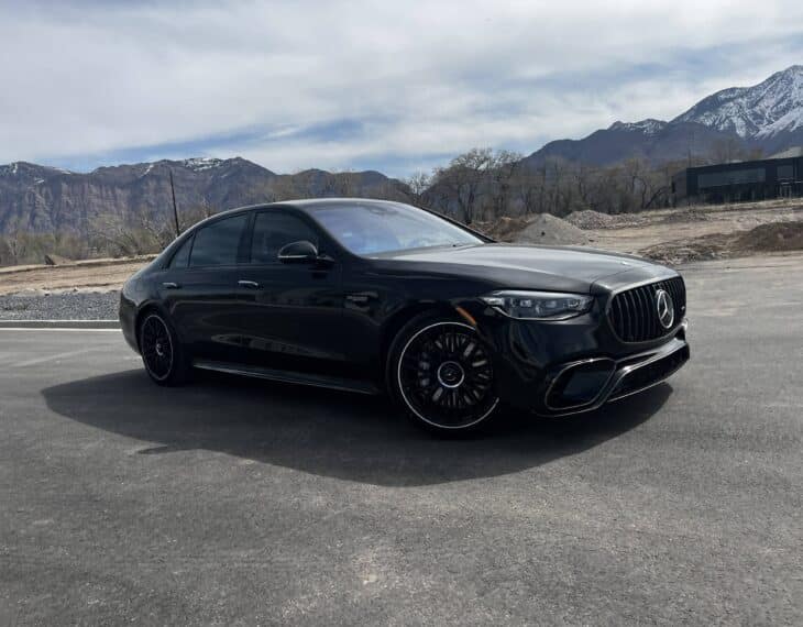 Bullet-resistant Mercedes-Benz S63 executive sedan with advanced armor system exclusive