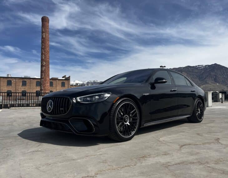 Bullet-resistant Mercedes-Benz S63 executive sedan with advanced armor system exclusive